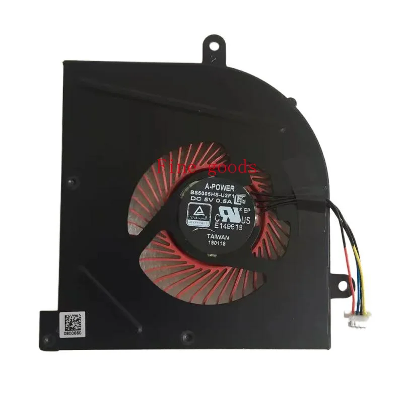 New For MSI GS63VR GS63 GS73 GS73VR MS-17B1 Laptop Cooler Fan CPU BS5005HS-U2F1 GPU BS5005HS-U2L1