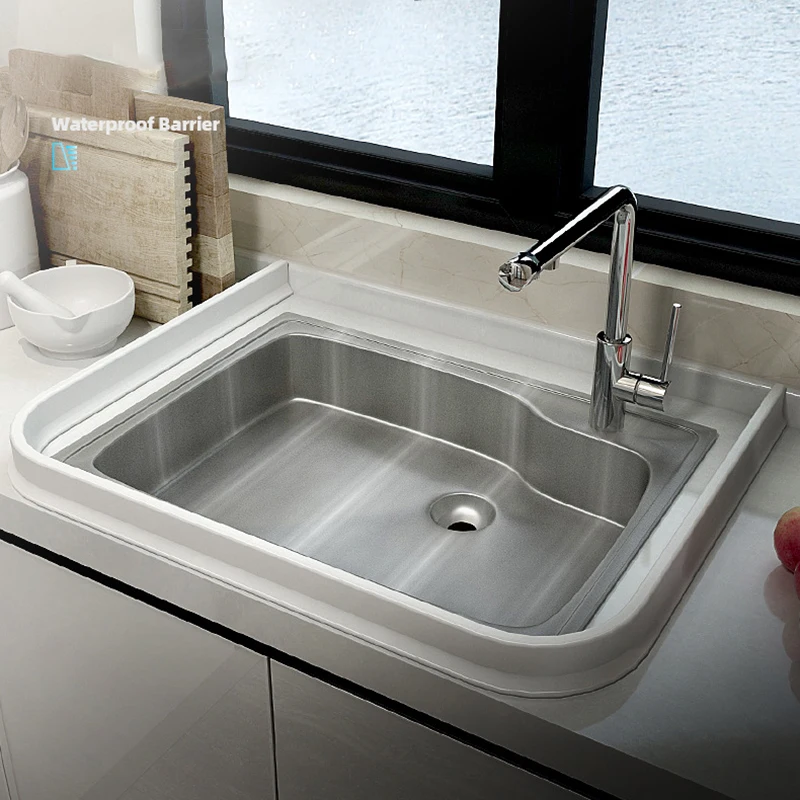 Striscia di blocco dell'acqua per il bagno, dispositivo di blocco dell'acqua pieghevole, striscia impermeabile per separazione asciutta e bagnata, striscia di blocco dell'acqua