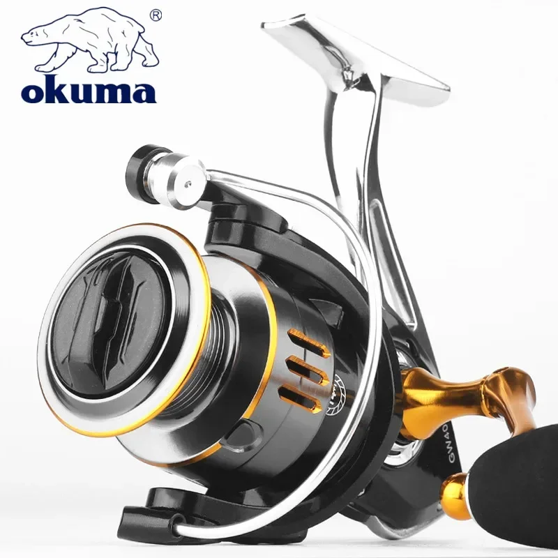 New Okuma (Baoxiong) All Metal Fishing Boat 10KG Brake Force Gapless Spinning Wheel Sea Pole Remote Casting Wheel 1000-7000