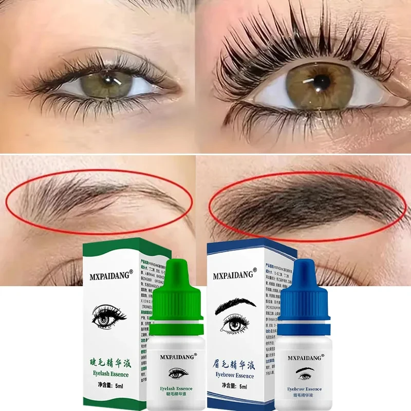 Fast Eyebrow Growth Serum Eyelash Hair Growth Anti Hairs Loss ผลิตภัณฑ์ป้องกันหัวล้าน Fuller หนายาวแต่งหน้าคิ้ว