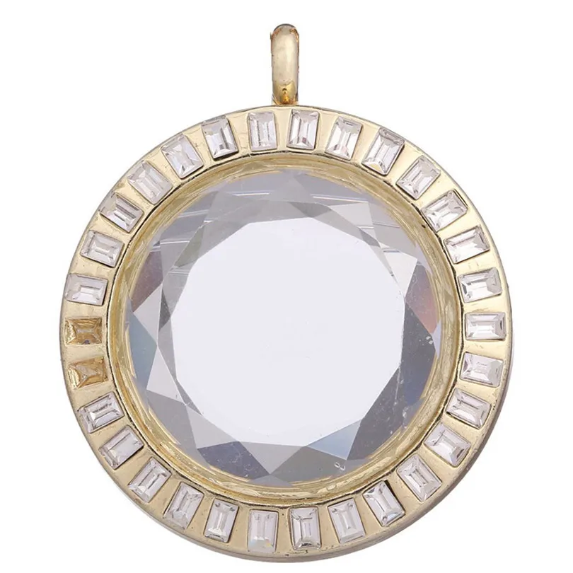 1Pc Trendy Thicker Oval Glass Memory Photo Floating Locket Pendant подвески Diy Geometric Living Relicario Collares Jewelry