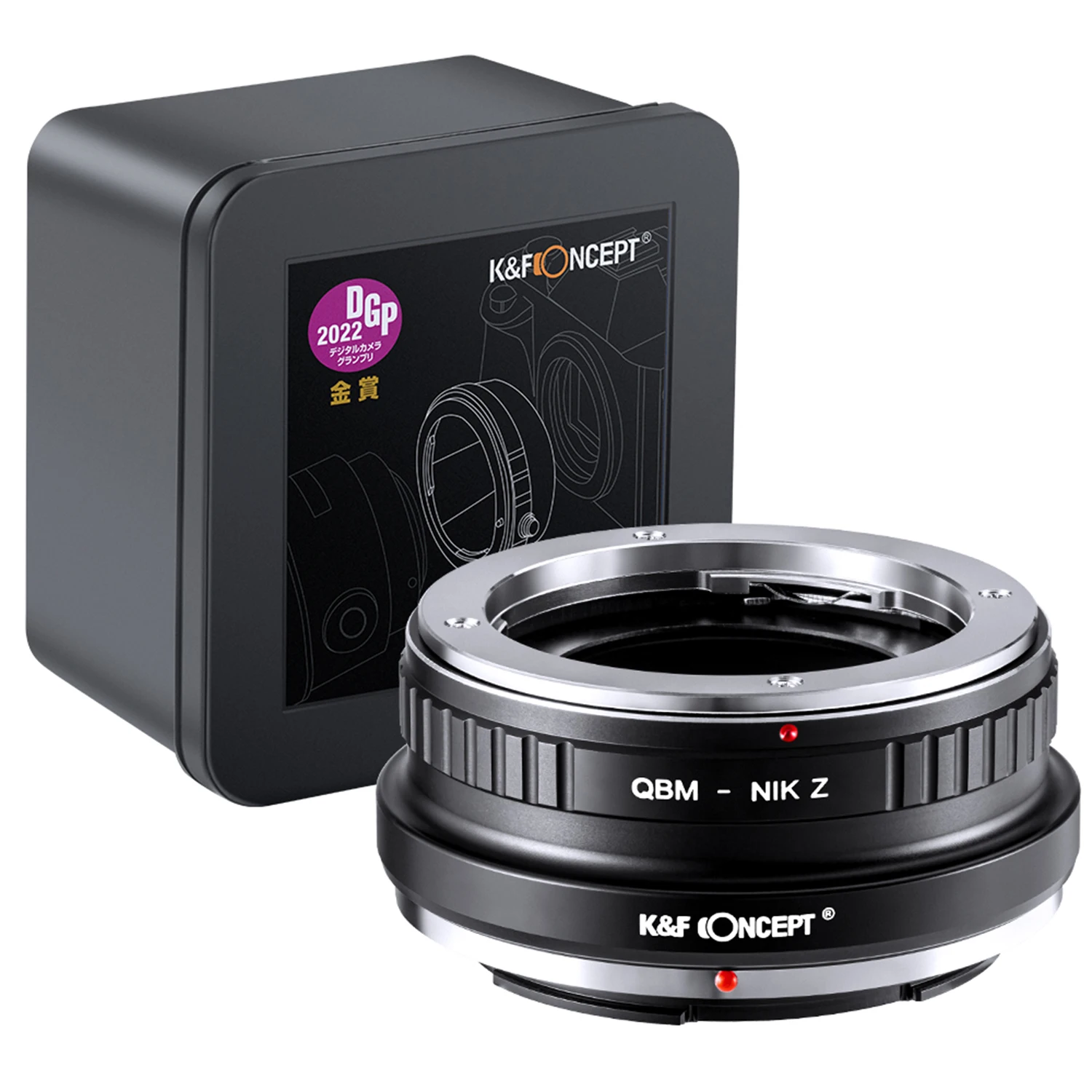 

K&F Concept QBM to NZ Lens Adapter Rollei QBM Mount Lens to Nikon Z For Nikon Zf Zfc Z30 Z5 Z50 Z6 Z7 Z6II Z7II Z8 Z9 Camera