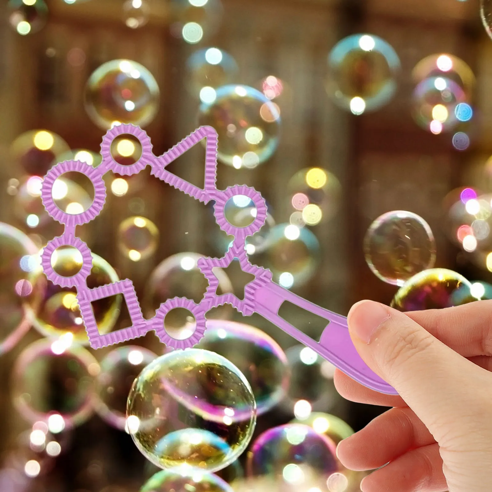 3er-Set Jumbo Bubble Wand Stick Blowing Maker Partygeschenke Riesenstäbe Bunte Herstellung von Spielzeugblasen Kleinkind