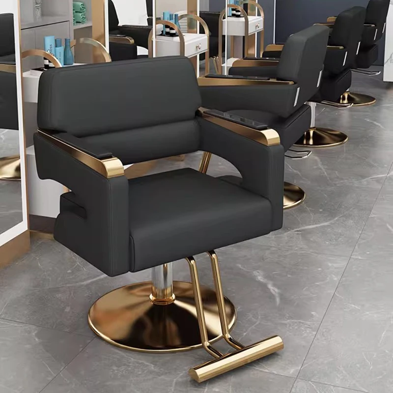 

Beauty Barbershop Barber Chair Apparatus Modern Ergonomic Hair Salon Chairs Luxury Comfortable Friseurstuhl Salon Furniture