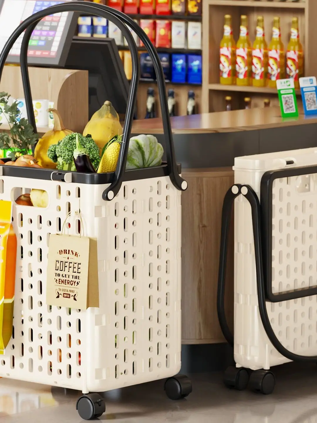portable-lightweight-hand-dragged-shopping-cart-vegetable-buying-small-trolley-camping-trailer-home-use-stainless-steel-foldable