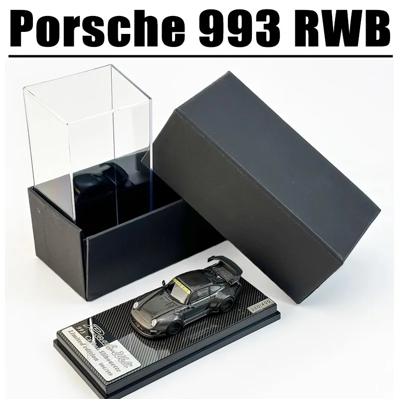 Regali originali di fabbrica in metallo pressofuso per veicoli a motore giocattolo in lega Porsche 993 RWB 1/64