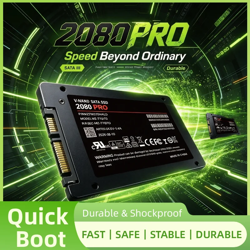 2080 PRO Internal HDD Hard Drive SSD Solid State Disk SATA3 2.5 Inch 500GB 1TB 2TB 4TB Microcomputer Laptop Desktop Notebook PC