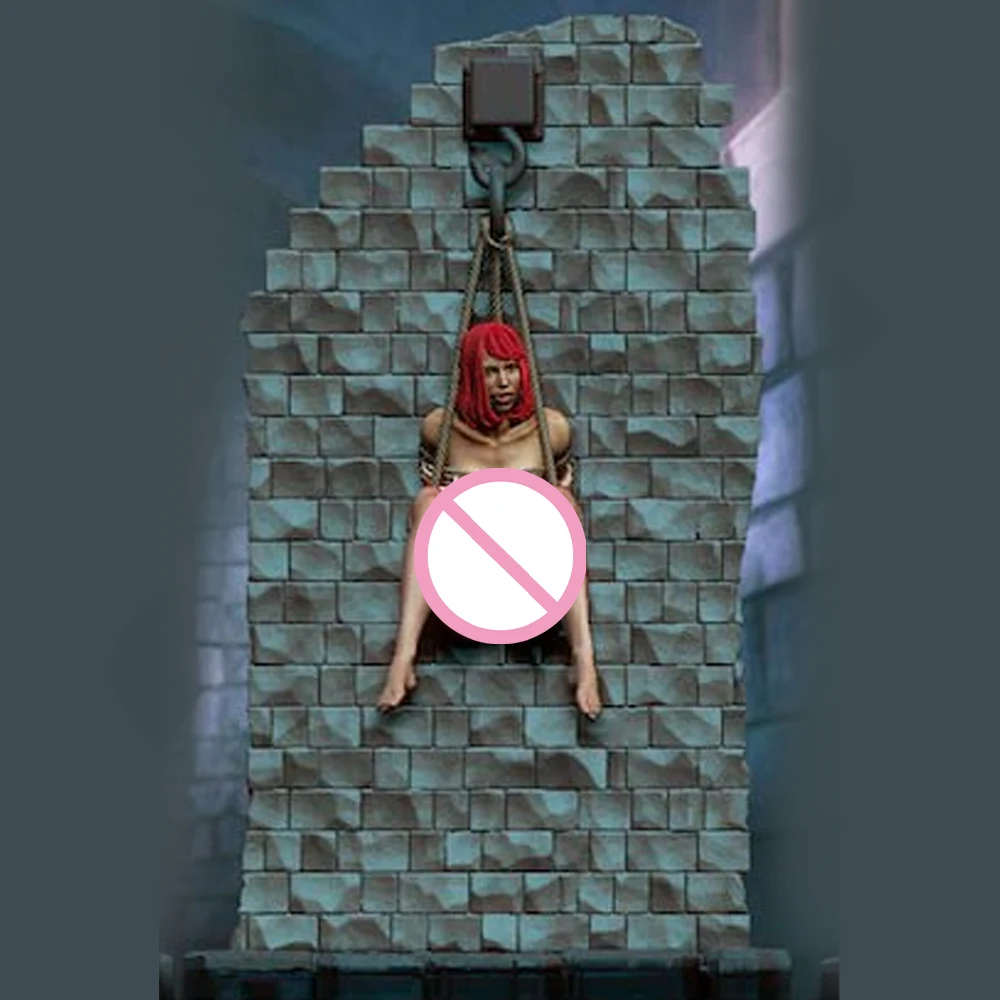 

1/24 Belle сексуальная SM раб NSFW модель из смолы, фигурка игрушки, ремесло в разобранном виде, миниатюрная уменьшающая статуя, неокрашенные наборы