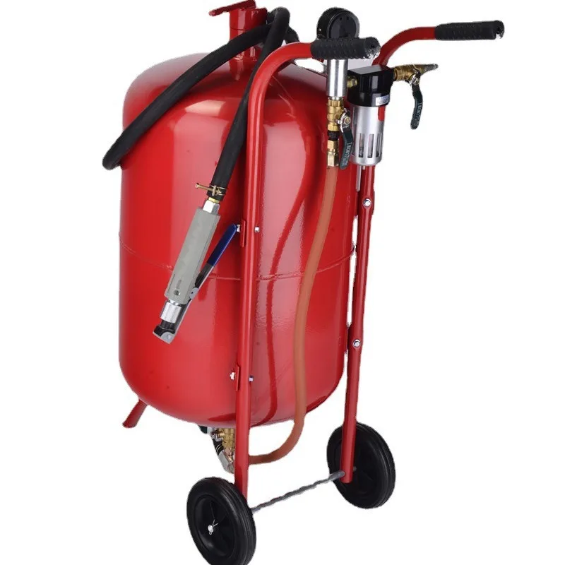 SB20 rust removal sandblasting machine 20 gallons high speed portable movable dry manual sandblasting polishing sandblasting