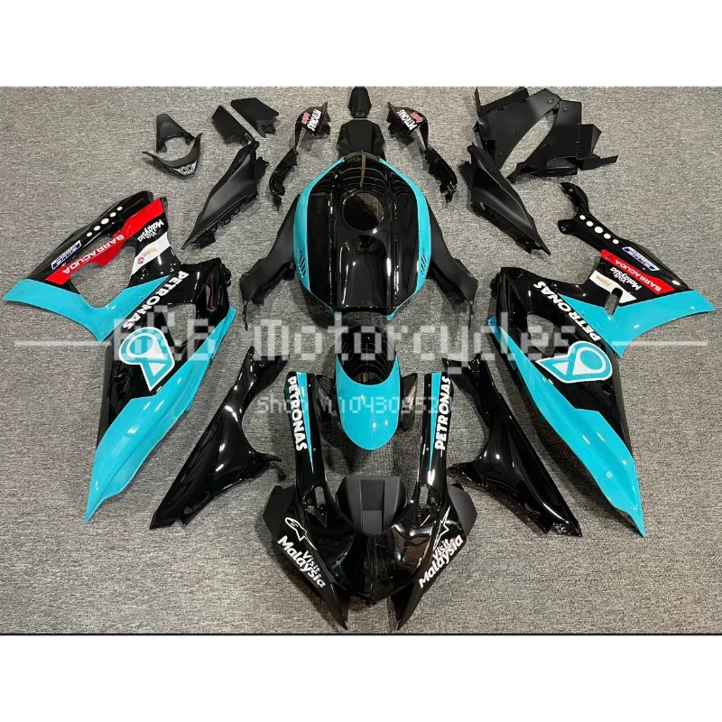 Nuevo Kit de carenados de motocicleta ABS apto para YAMAHA YZF-R7 2022 2023 2024 R7 2022 juego de carenados de carrocería negro azul