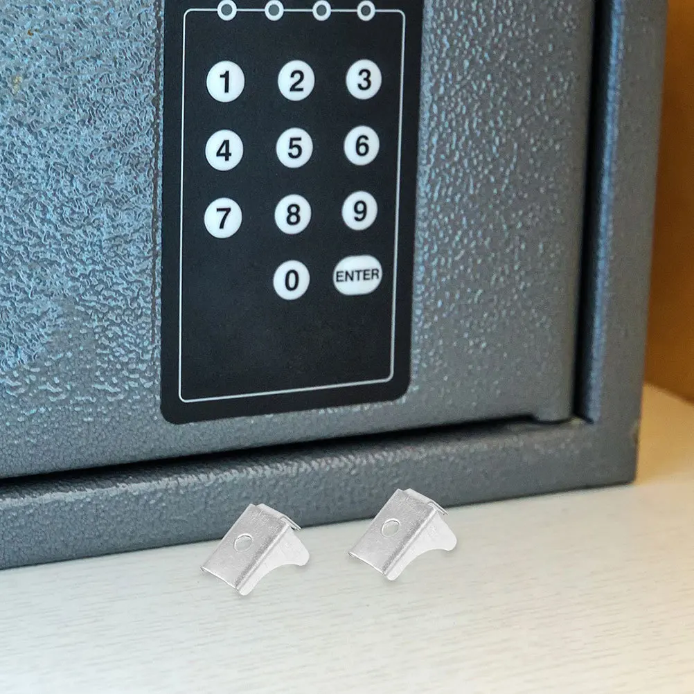 12Pcs Metal Cabinet Shelf Clips Heavy Duty Shelf Support Clips for File Cabinets Display Cabinets Bookcase Shelving