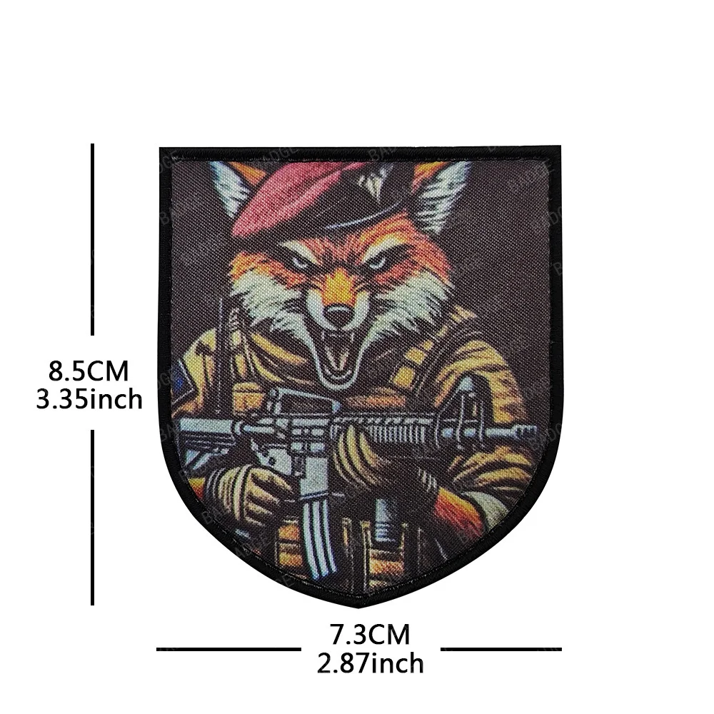Parche táctico bordado tigre lobo águila para uniforme - imagen 5