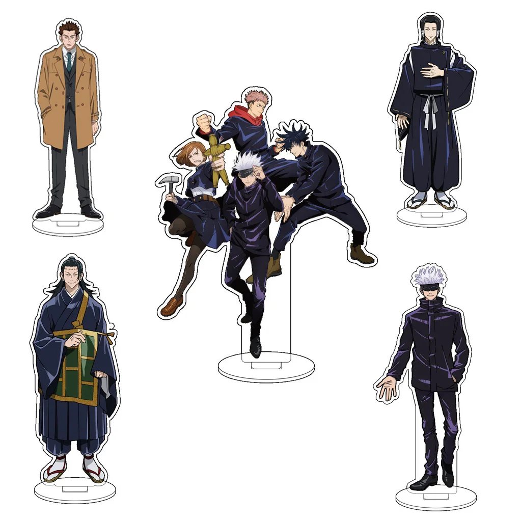 16CM Anime Jujutsu Kaisen Geto Suguru Itadori Yūji Nobara Fushiguro Megumi Gojō Satoru Cosplay Acryl-Figuren Ornamente Geschenke