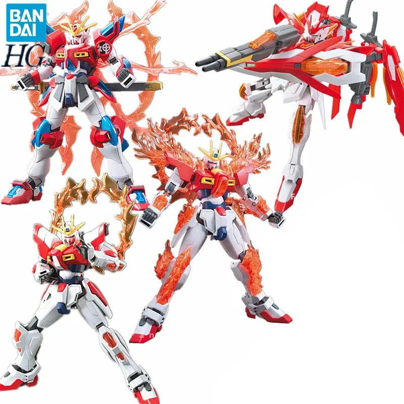 Bandai HG1/144 Kamiki Burning/Build/Shin/Star/Star Build Strike Gundam Action Figure Toy Mecha Model Anime Gift Assembly Kit