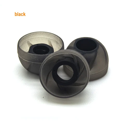 Imagen 2 del producto 3 pares de auriculares de silicona de repuesto 4,5mm (L M S) Eratips para auriculares almohadillas para los oídos con espirales almohadillas para los oídos de elasticidad ergonómica