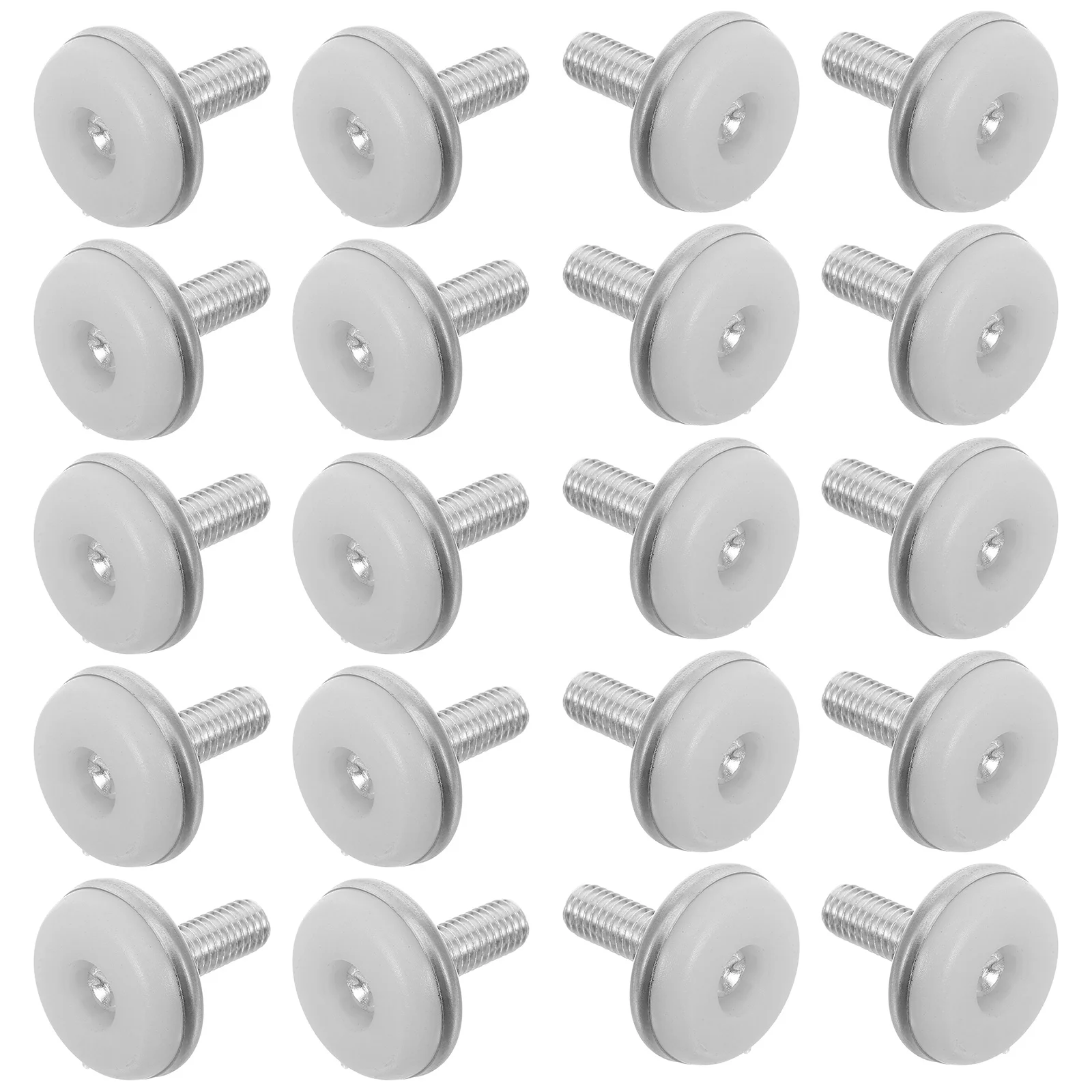 

50Pcs Furniture Levelers Adjustable Screw in Chair Leveling Feet Heavy Duty Furniture Legs Table Bed Cabinet Floor Protectors