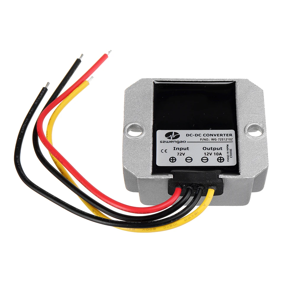 Szwengao 24V 36V 48V 60V to 12V 5A 10A 20A Step-down DC Converter
