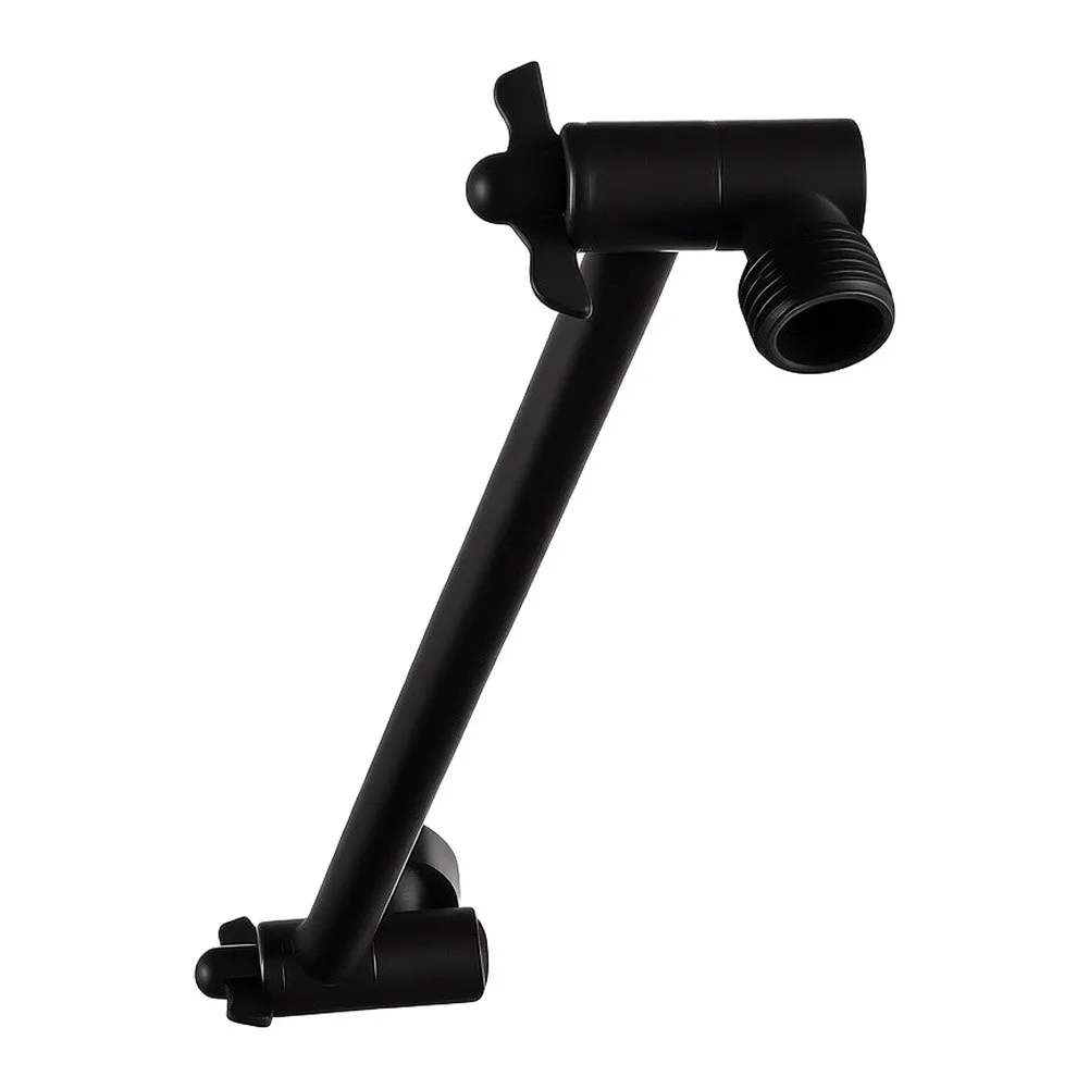 Adjustable Shower Head Extension Rod Bracket Stainless Steel for Overhead Spray Connection Compatible with Most Shower Heads