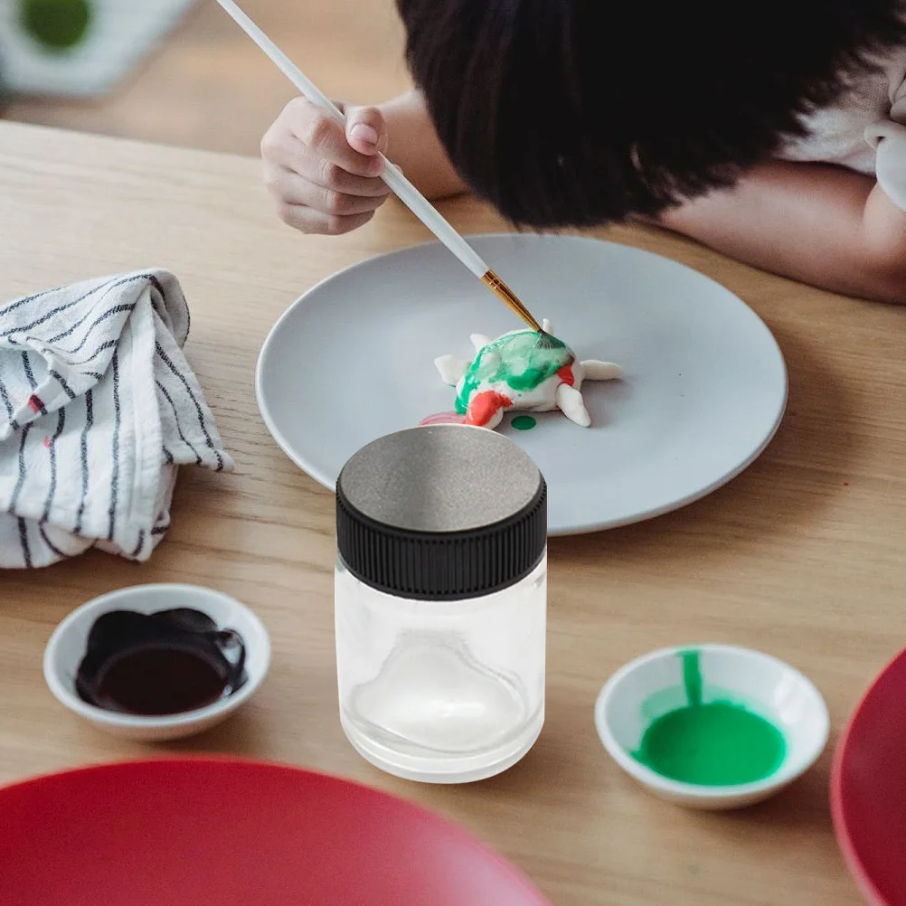 22Cc زجاجات البخاخة الزجاجية الشفافة كأس الطلاء استبدال جرة لمعظم ماركات تغذية سيفون تبادل سريع صالح بسعة 22Cc #3