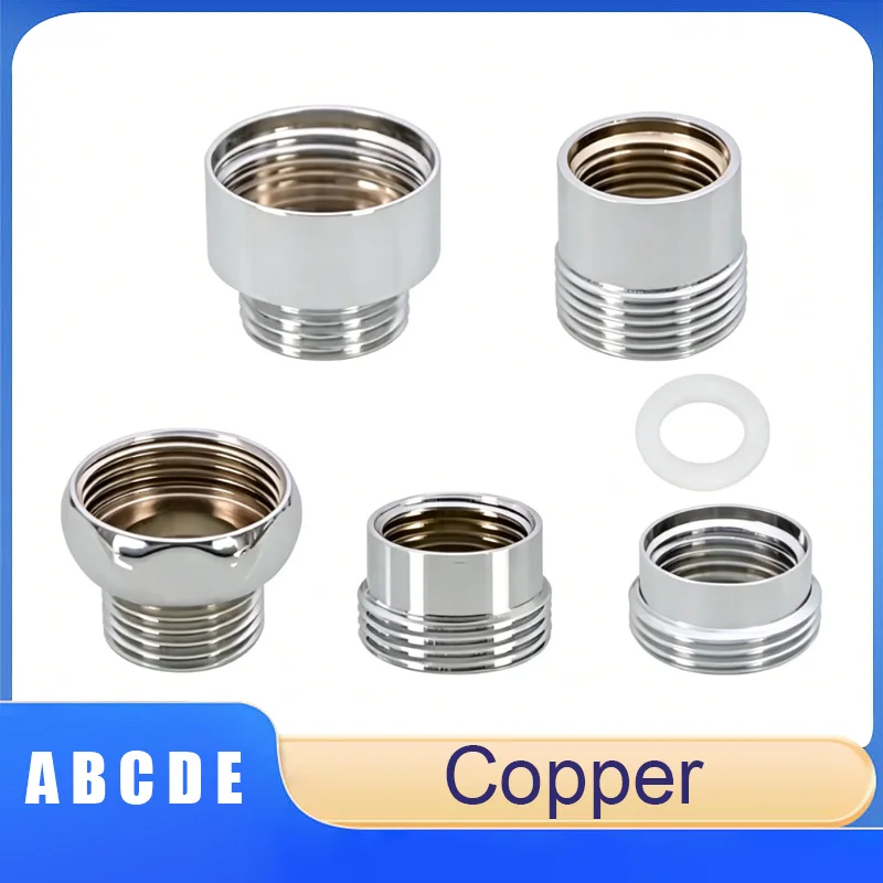 

Аксессуары для смесителей: Цельномедный переходник с наружной резьбой 4 дюйма на внутреннюю резьбу 6 дюймов