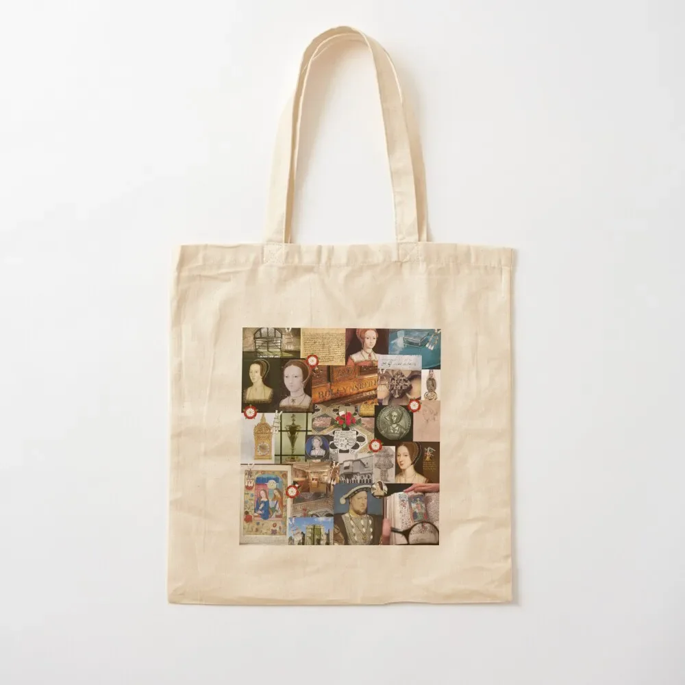 Anne Boleyn Collage Tote Bag tote bag men's Women bags Tote Bag