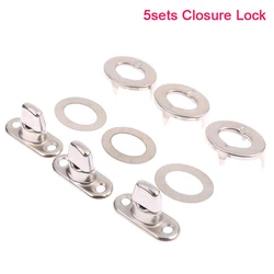 5Sets Silver Tone Oval Alloy Closure Lock Frame Kiss Clasp Purse Twist Turn Lock Bag Accessories Wholesales