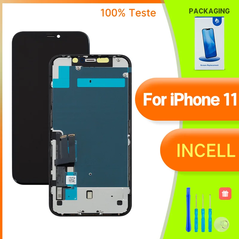 A2221 A2111 A2223 100% Tested INCELL HD Lcd For iPhone 11 Display Touch Screen Digitizer Panel Assembly With Face ID True Tone