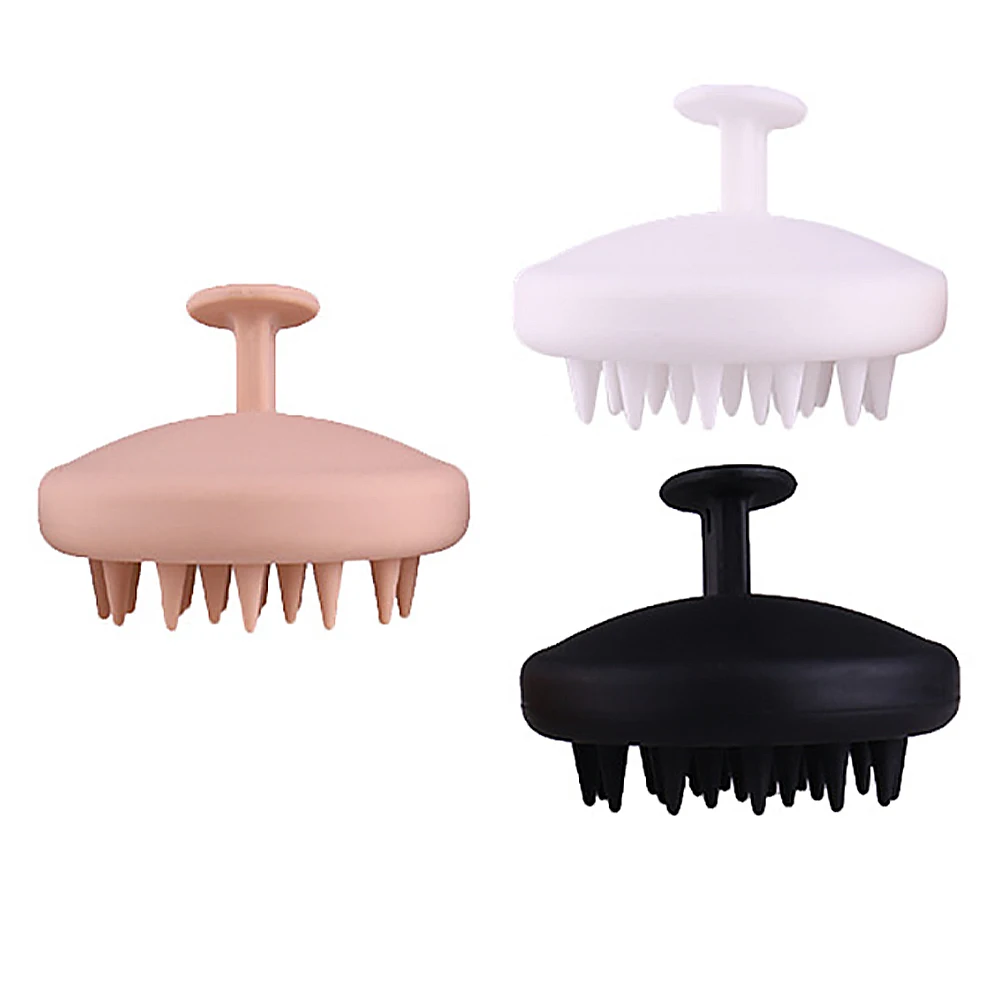 

3 шт. силиконовая щетка для шампуня, эргономичная, нежная, прочная, против D, очищающая массажная расческа, стимулятор кожи головы, стимулятор роста волос