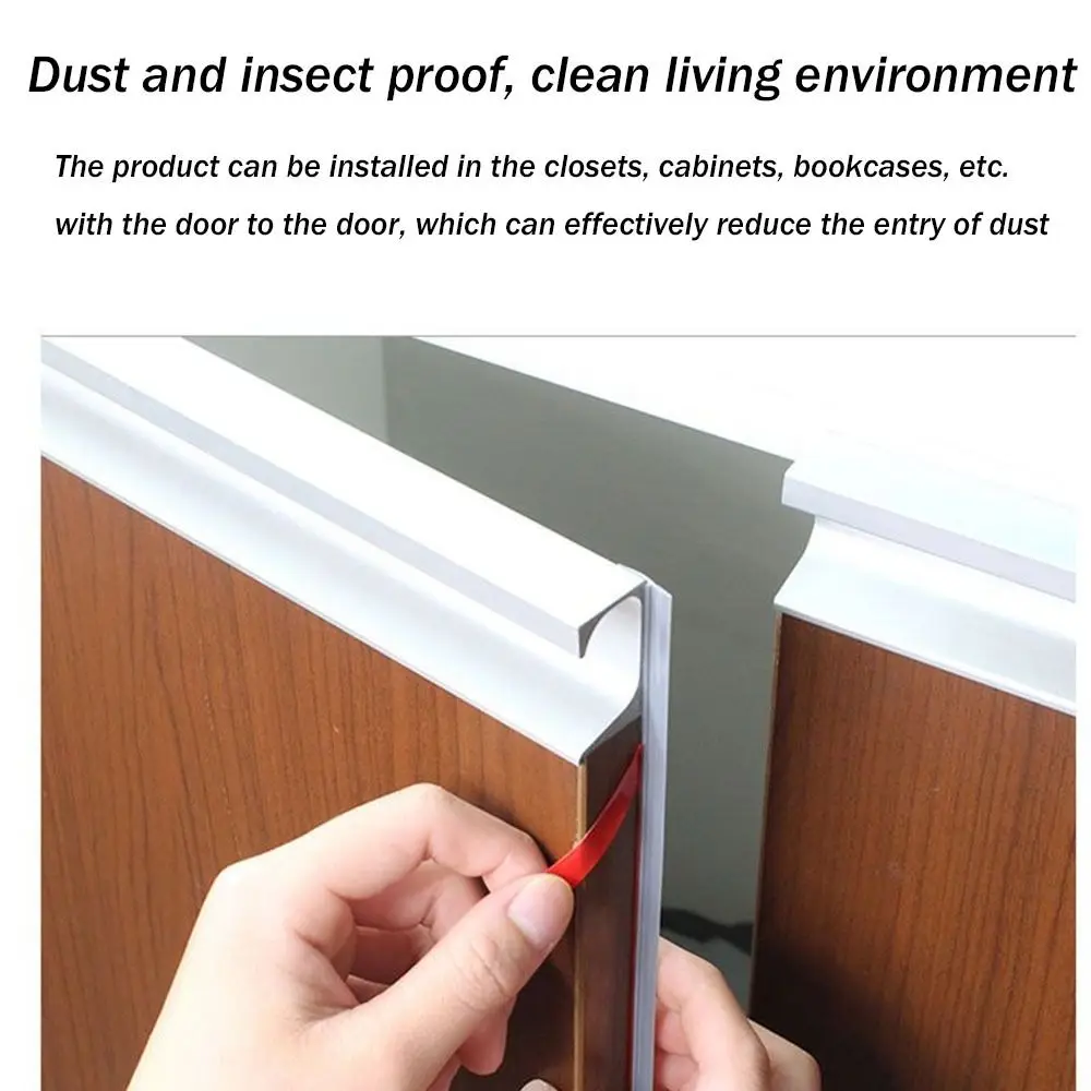 Blackout Strip Insect-proof Gap Filling Seal Strip Dust-proof Strip Cabinet Door Strip Self-Adhesive