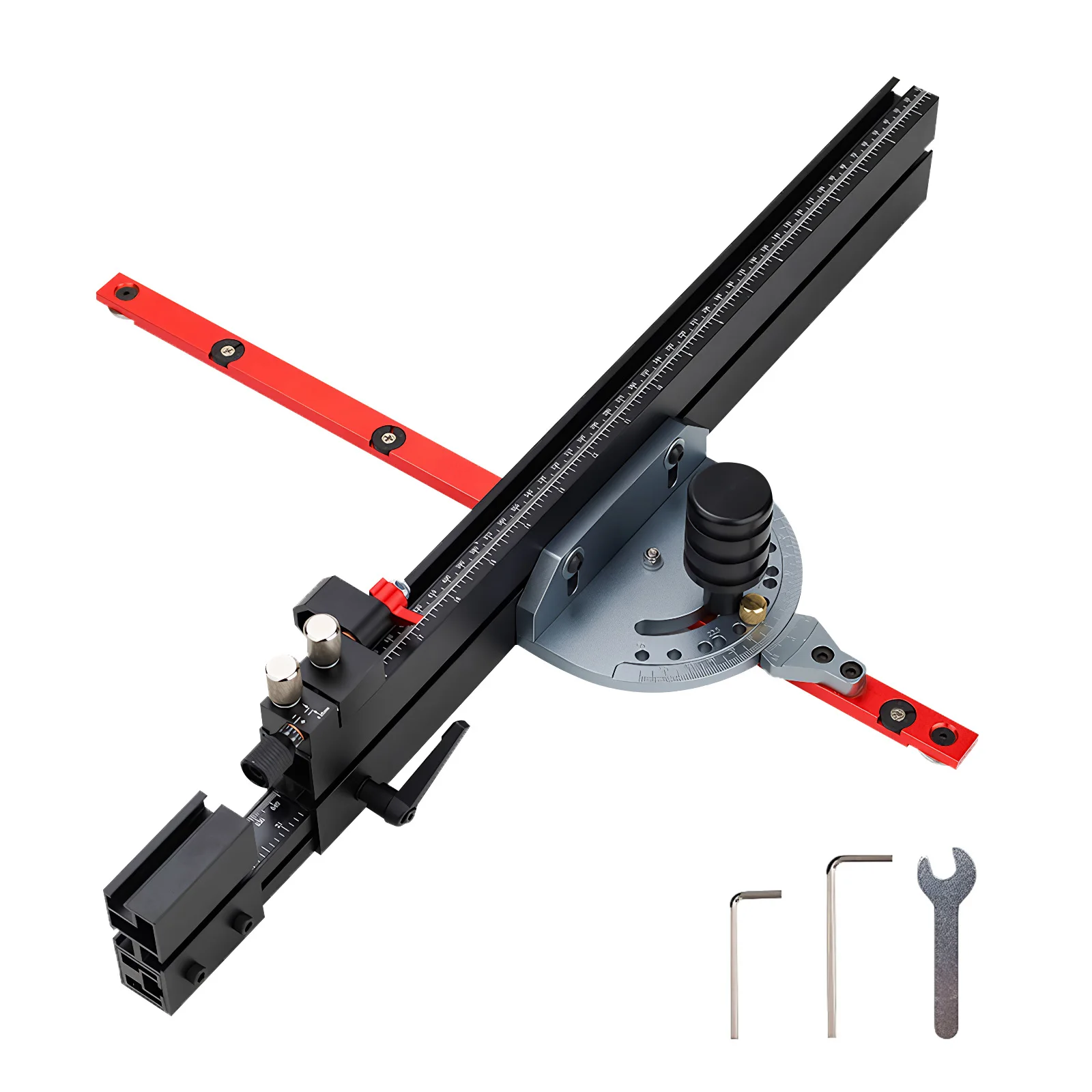 

11 Angle Stops Miter Gauge Standard Slot 3/4 X 3/8 Inches Table Saw Precision Miter Gauge System for Woodworking