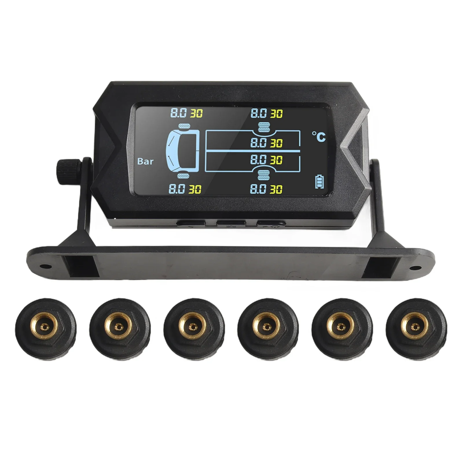 

Система контроля давления в шинах TPMS6, высокоточный портативный дизайн, широкий диапазон давления, цифровой дисплей