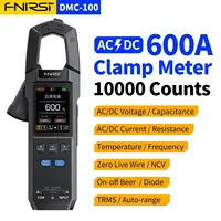 FNIRSI DMC-100 Digital Multimeter Clamp Meter AC DC Current Voltage Resistance Meter 10000 Counts True RMS Electrician Tools