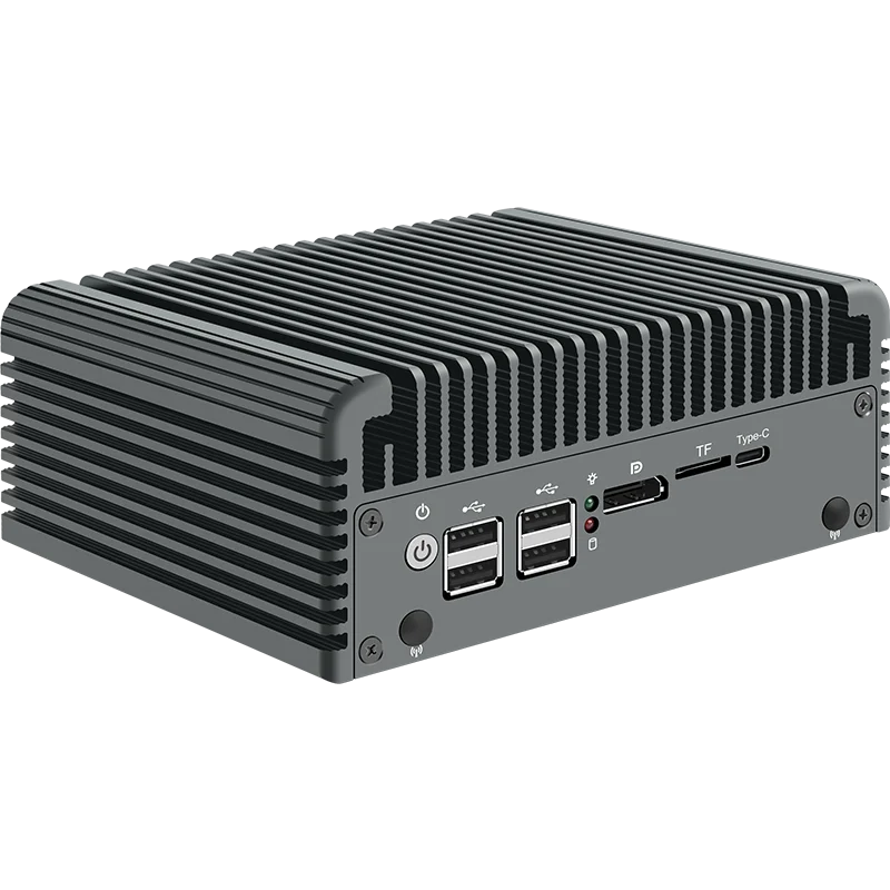 4 * Display 3 * Schermo Router di 12a generazione Mini PC N100 DP 2HDMi Type-C 5*2.5G LAN i226V Pfsense Computer Firewall Win11 Nuc PC desktop