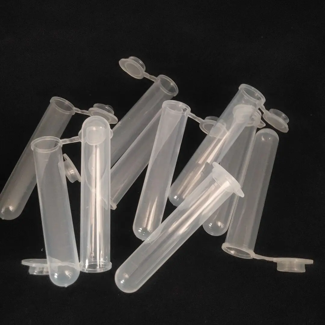 1pcs 10mL Centrifuge Tube EP Plastic Round Bottom Connect with Lid and Graduation Ethylene Propylene