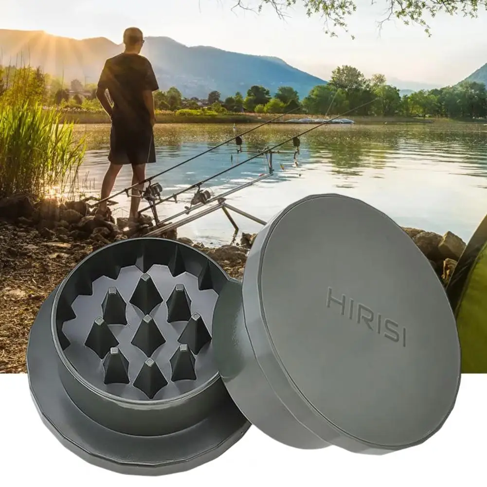 Bait Crusher Portable Grinding Bait Plastic High Hardness Carp Fishing Bait Grinder Box for Angling