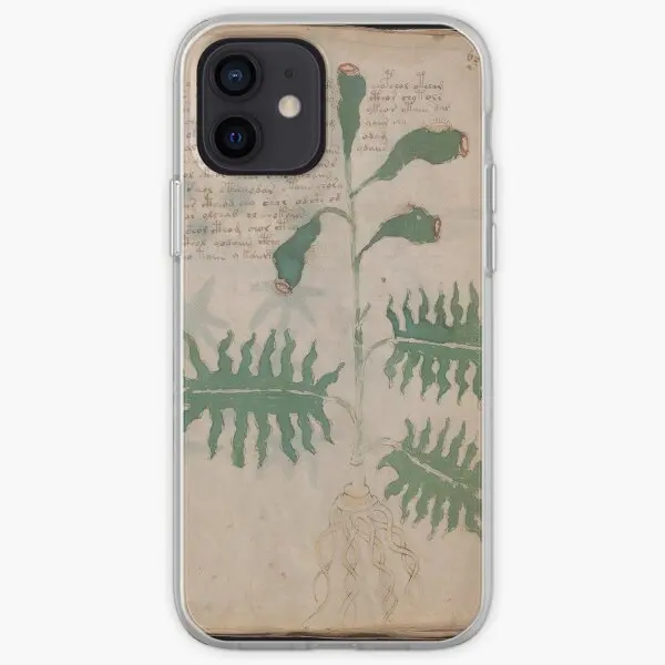 Voynich Manuscript Book Cover Illustrate  Phone Case Customizable for iPhone 6 6S 7 8 Plus X XS XR Max 11 12 13 14 Pro Max Mini