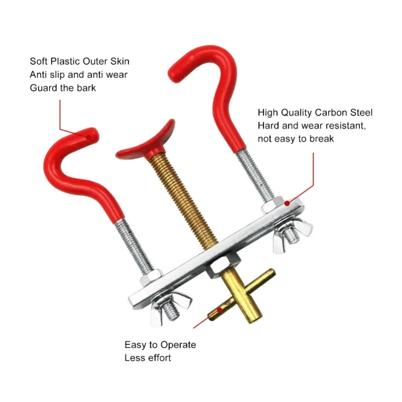 Branch Bender Prevent Slip Carbon Steel DIY Shaping Tree Trunk Adjuster Tool For Bonsai Gardening