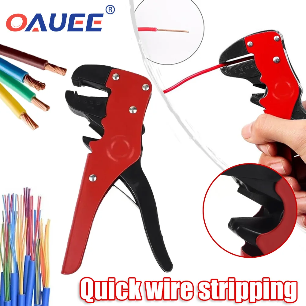 

Reset Spring Cable Crimper Plastic Steel Portable Multifunctional Duckbill Stripping Tool Chipper Stripper Wire Stripper