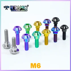 RTAMO Titanium Bolt M6X20/25L Hexagon Socket Head Step Screw for Suzuki GSXR R1 Front Disc Brake Bolt 1PC