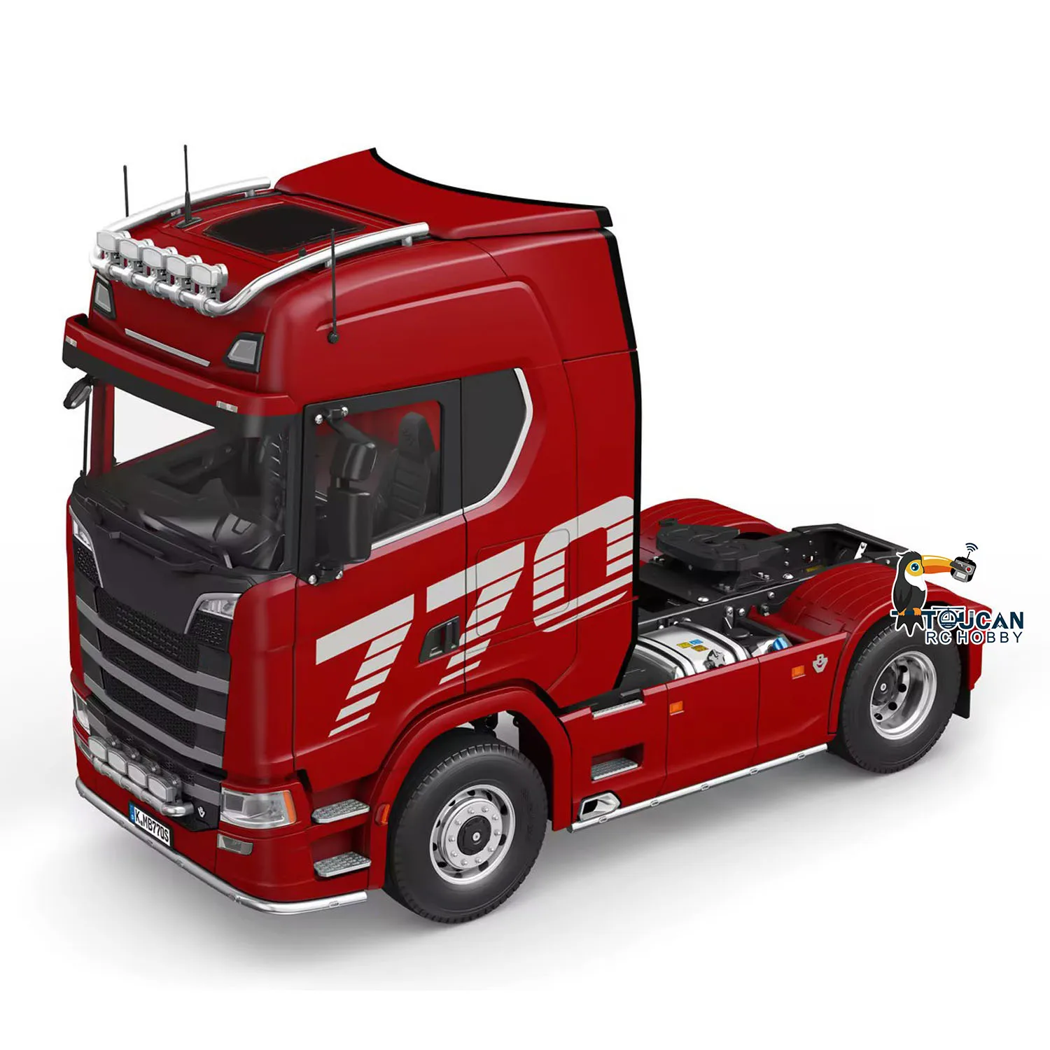 New 1/14 KABOLITE 4x2 RC Tractor Truck 770S Remote Control Cars 2 Speed Gearbox Differential Locks Electric Cars Models - view 2