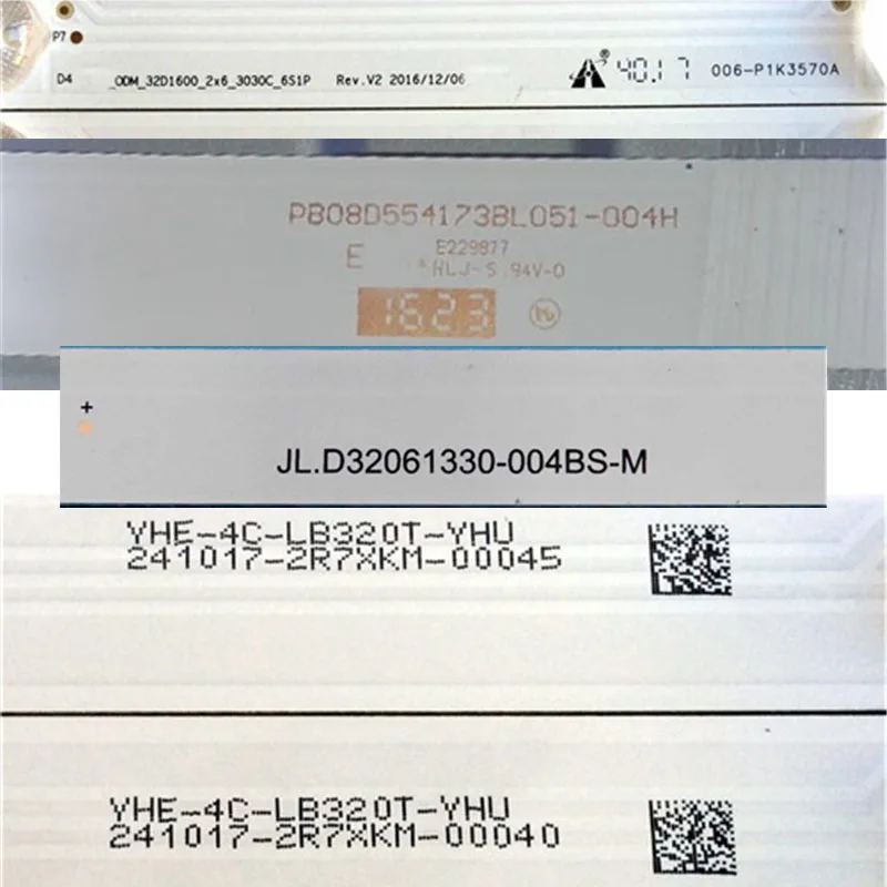 LED TV Bands Bar 4C-LB320T-GYT J แถบแบ็คไลท์ PB08D 554173 BL051-003 004H ชุดไม้บรรทัด JL.D 32061330 -004BS-M เมทริกซ์แผงเลนส์