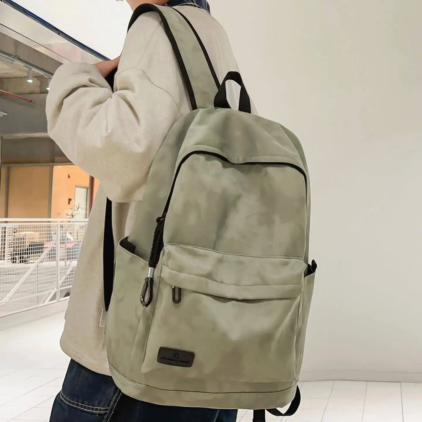 Unisex Casual Travel Lightweight Backpack Large Capacity School Bag for Middle And High School Students College Students Men ...