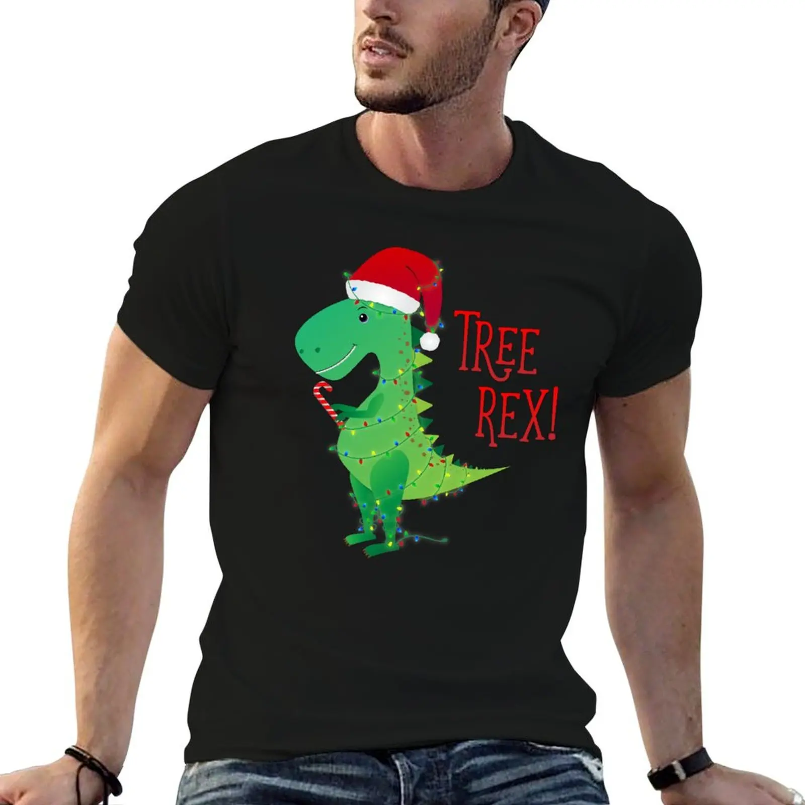 

Christmas Tree Rex T-Shirt graphic t shirts for man t shirt for man T-Shirt