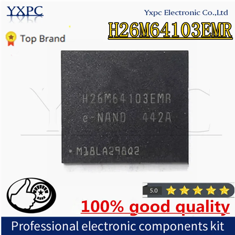 

H26M64103EMR BGA153 EMMC 32GB Flash Memory IC Chipset with balls