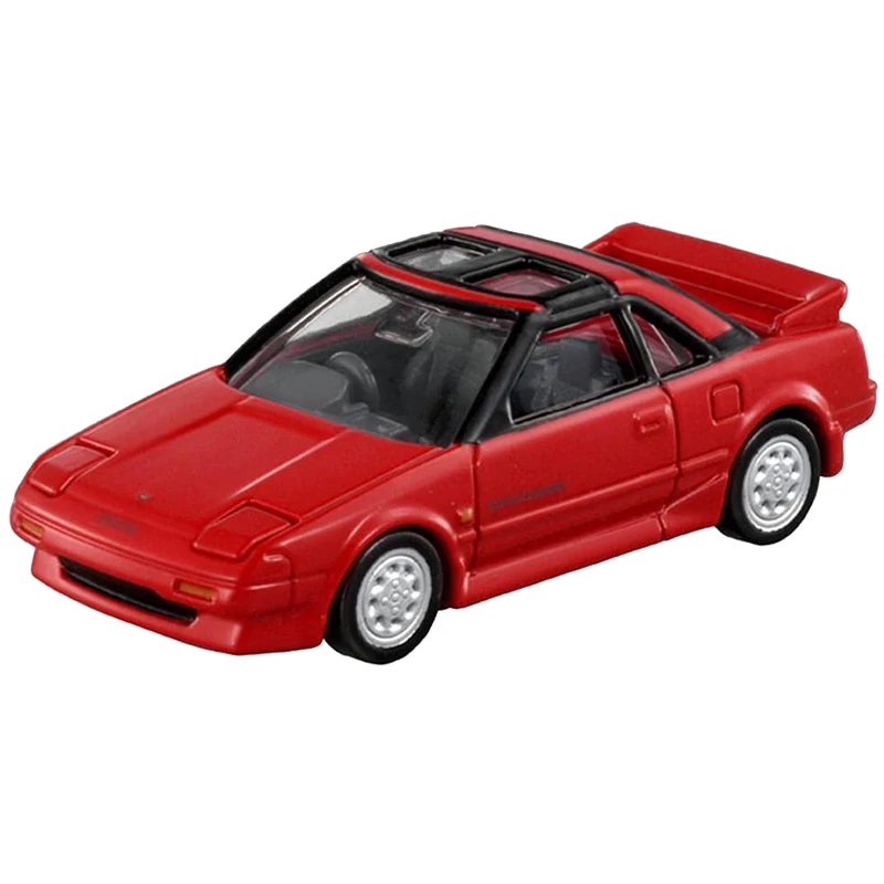 TAKARA TOMY Red Box TP40 Toyota MR2 sports car alloy model, children\'s collection of decorative toys, holiday gifts for friends.