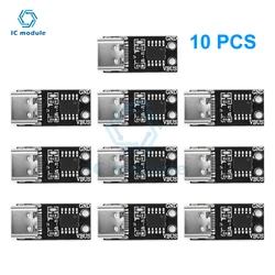 Multi-Protocolo Decy Fast Charging Boost Module, Tipo-C Interface USB, Ajustável 3A PD, QC, 5V, 9V, 12V, 15V, 20V