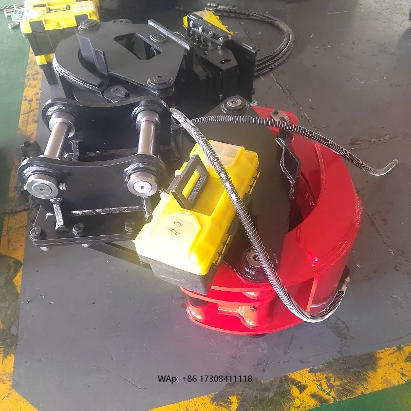 30 Ton Excavator Hydraulic Skid Steer Tree Shear Rotating Tree Shears Garden Shears for Tree
