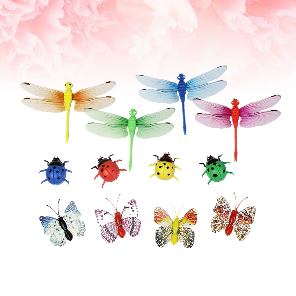 

2Set Stereoscopic Insect Fridge Sticker PVC Magnetic Butterfly Dragonfly Ladybug Refrigerator Decor DIY Home Office Window Door