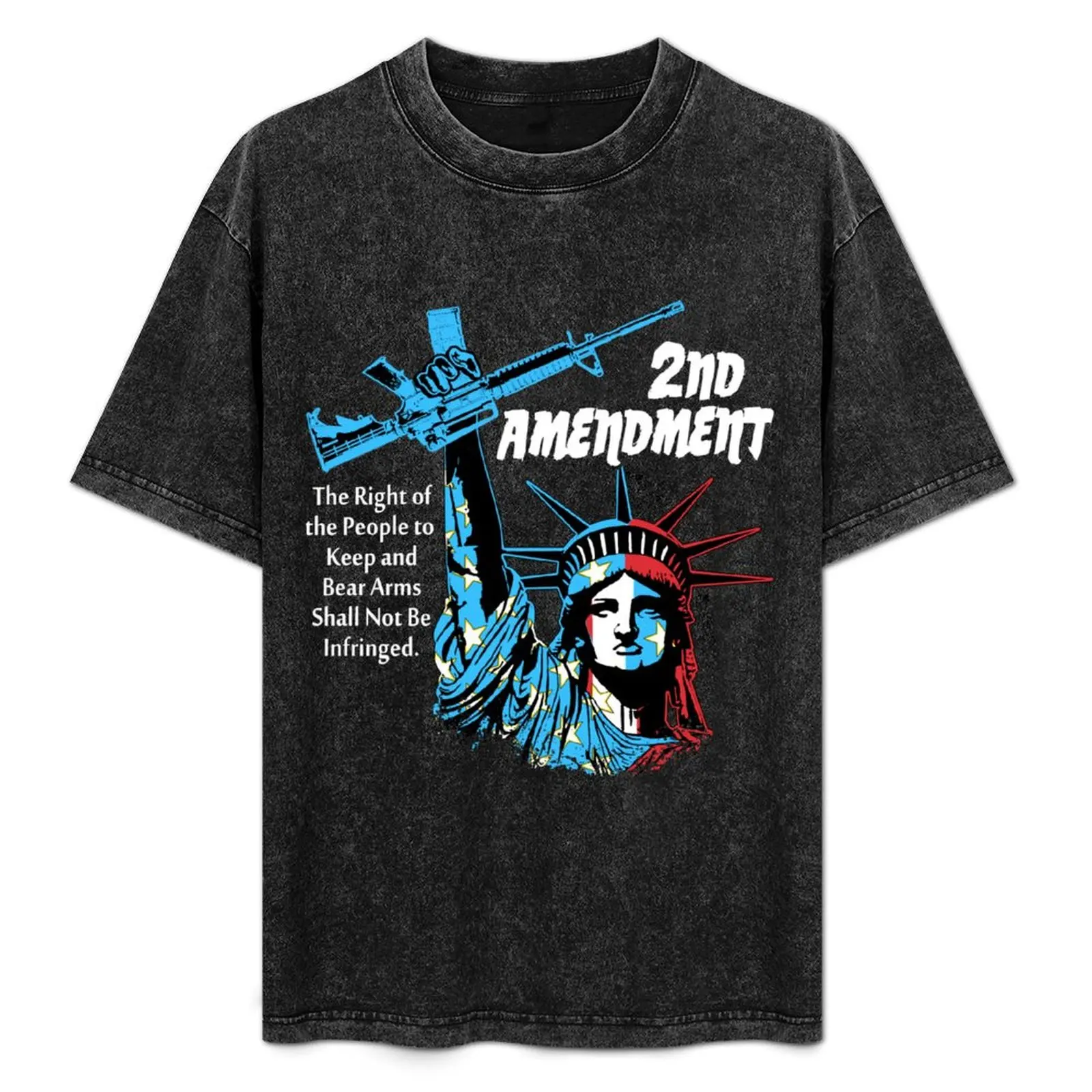 

2nd Amendment - Liberty T-Shirt Summer Print Short Sleeve Tee