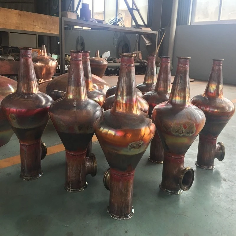 Brewing Still - Copper Distillation Equipment - Onion Head - Distillation Tower Modified Parts view 3